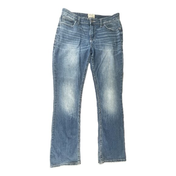 BKE Stella Jeans Boot Cut Distressed Womens Size 30L (30x33-1/2) - Picture 1 of 16